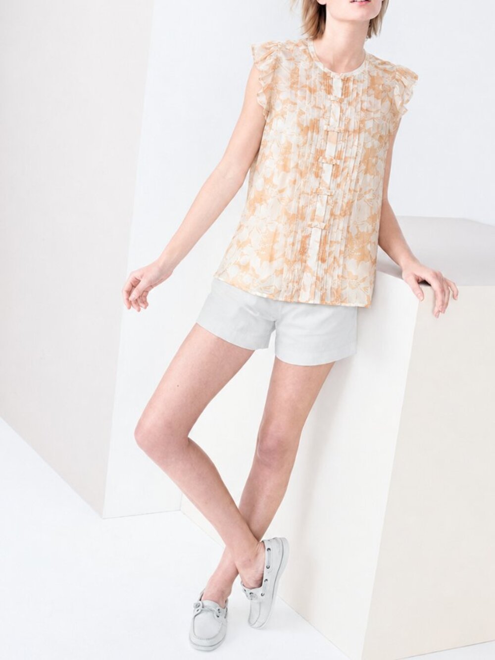 Silk Chiffon Bow Detail Blouse (3077)